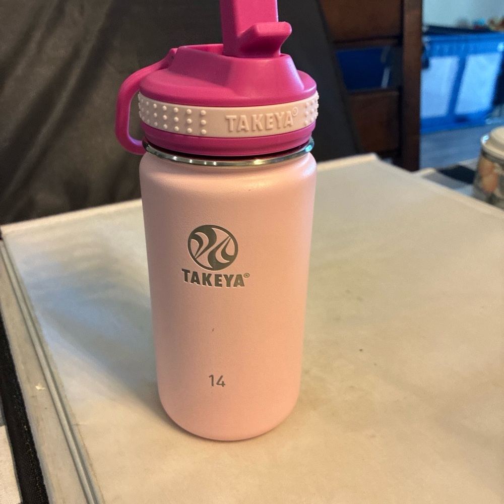 Takeya Pink Water Bottle